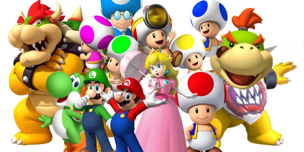 Mario game characters