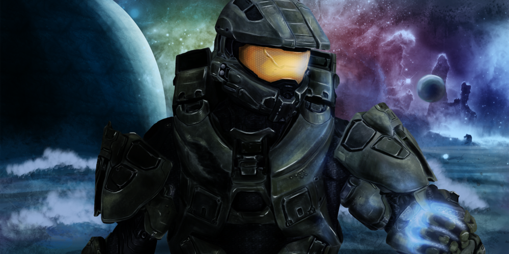 Master Chief in game Halo